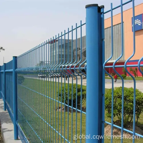 Standard Expanded Metal Blue PVC coated welded wire mesh fencing Factory